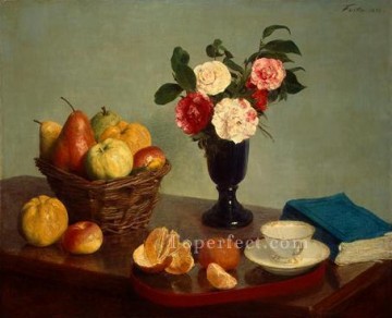 Fantin Obras - Naturaleza muerta 1866 pintor de flores Henri Fantin Latour